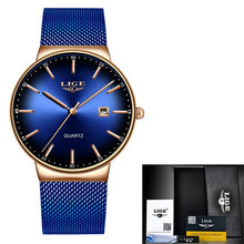 Load image into Gallery viewer, Casual Mesh Belt Fashion Quartz Gold Watch Mens