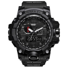 Load image into Gallery viewer, SMAEL Brand Men Sports Watches Dual Display Analog Digital