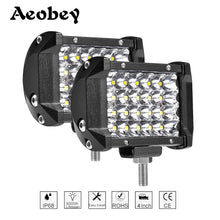 Load image into Gallery viewer, 2PCS LED Bar 4 inch 72W LED Light Bar
