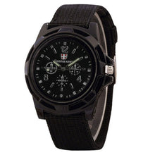 Load image into Gallery viewer, Men's Quartz Watch Military Green Dial
