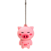 Load image into Gallery viewer, JASTER USB 2.0 New cute Little pink pig usb flash drive
