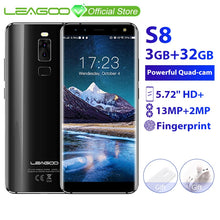 Load image into Gallery viewer, LEAGOO S8 3GB 32GB Mobile Phone Android 7.0 5.72''
